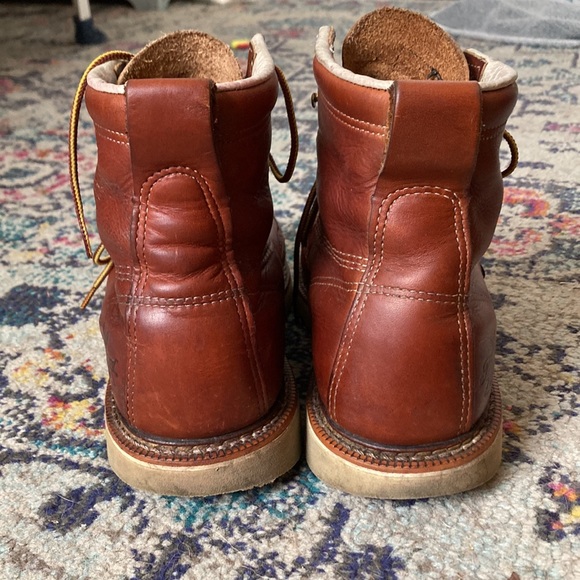 Thorogood 6" Moc Toe Wedge Lace-Up Work Boots 814-4200 6 EE Non-Safety - Picture 3 of 11